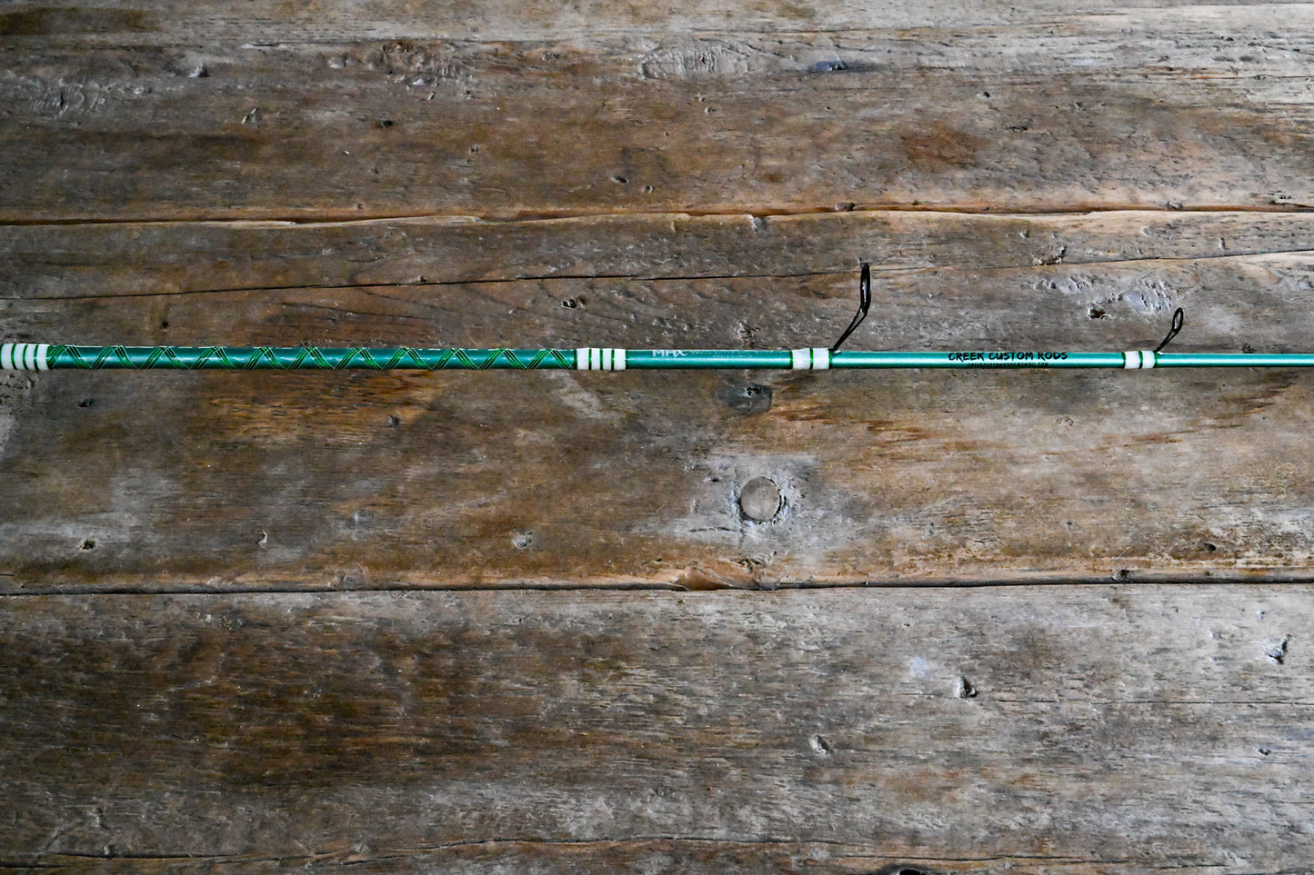 Spinning Rod - Green and White