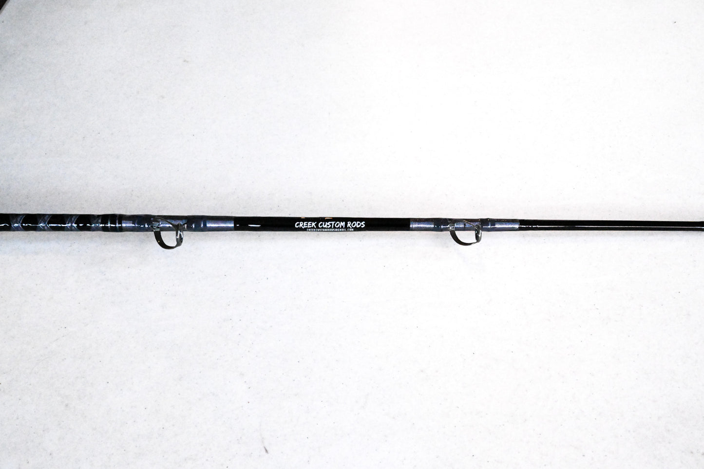 Heavy Saltwater Rod - Black and Silver