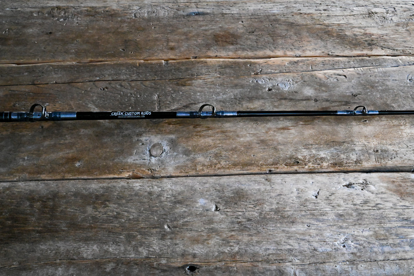 Heavy Saltwater Rod - Black and Silver