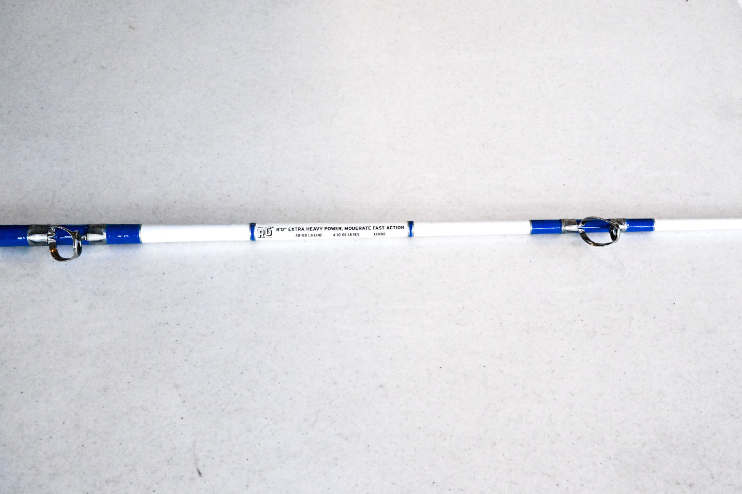 Heavy Saltwater Rod - Blue and Silver