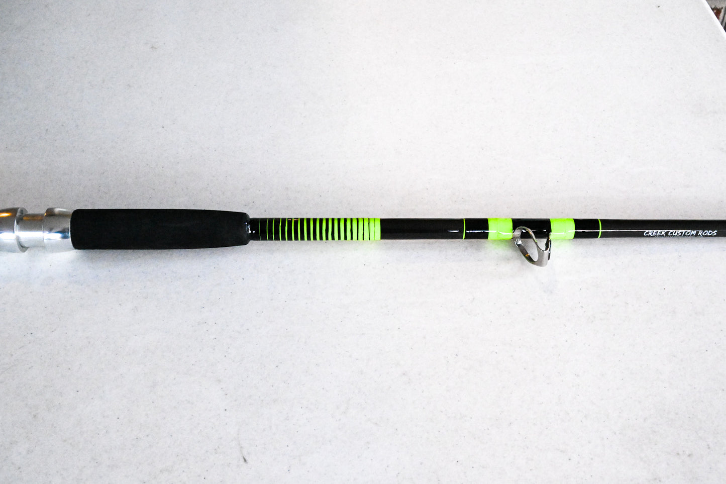 Heavy Saltwater Rod - Black and Lime Green