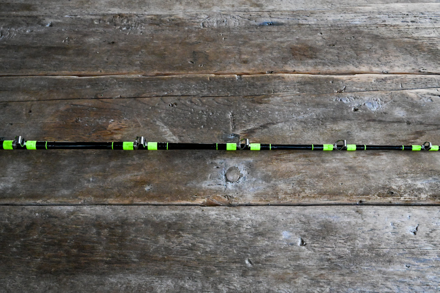 Heavy Saltwater Rod - Black and Lime Green
