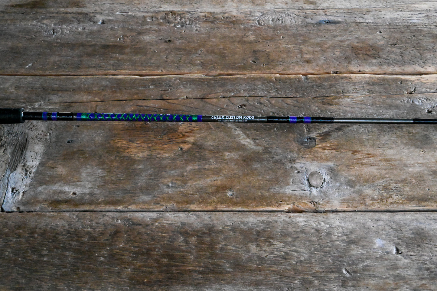 Bait Casting Rod - Purple and Green