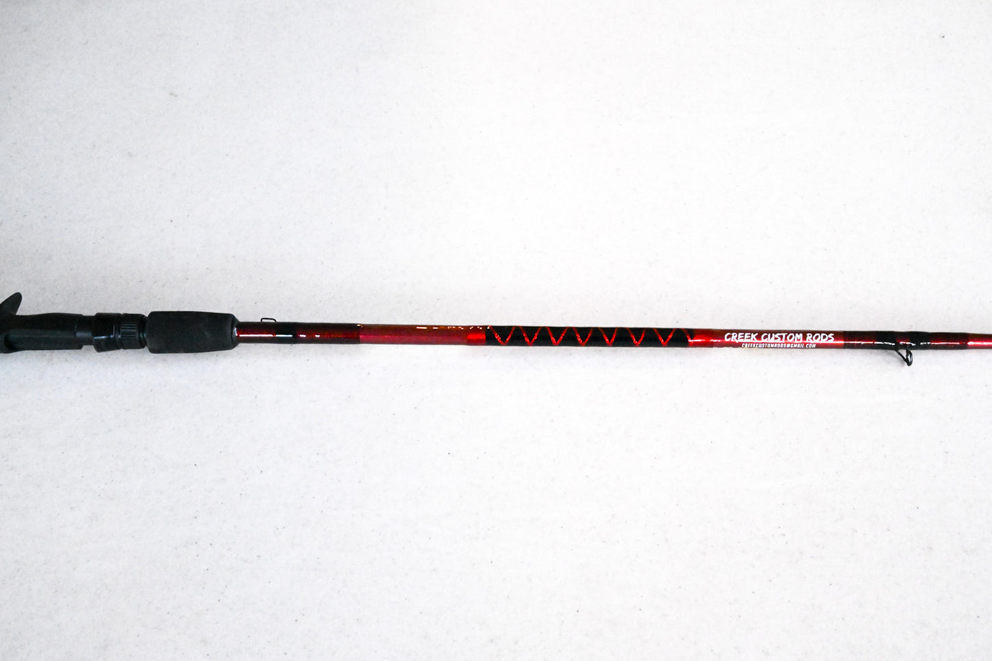 Bait Casting Rod - Red and Black