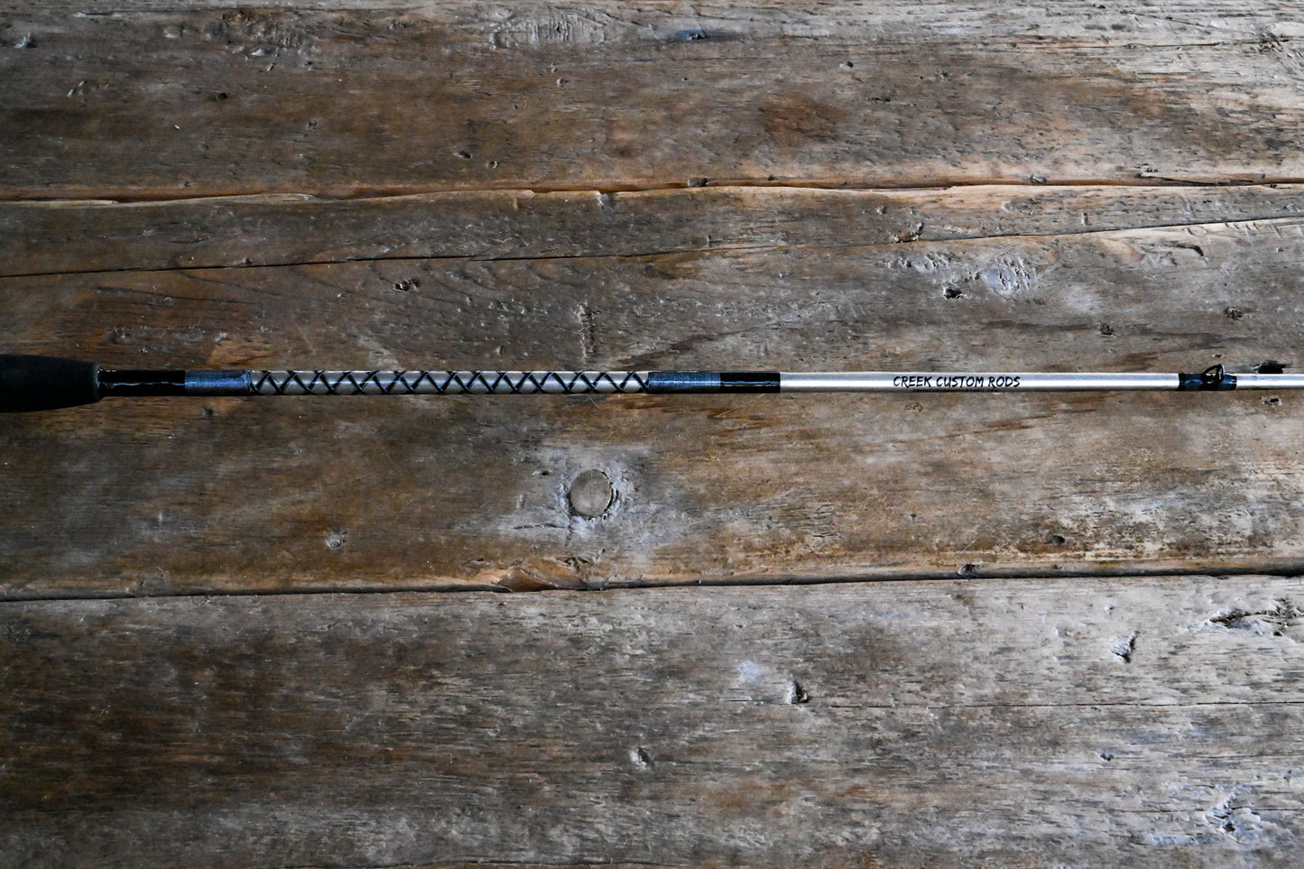 Bait Casting Rod - Silver and Black