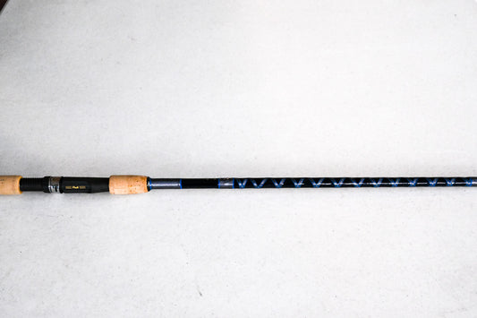 Spinning Rod - Metallic Blue and Silver