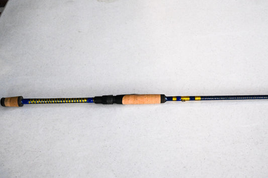 Spinning Rod - Blue and Gold