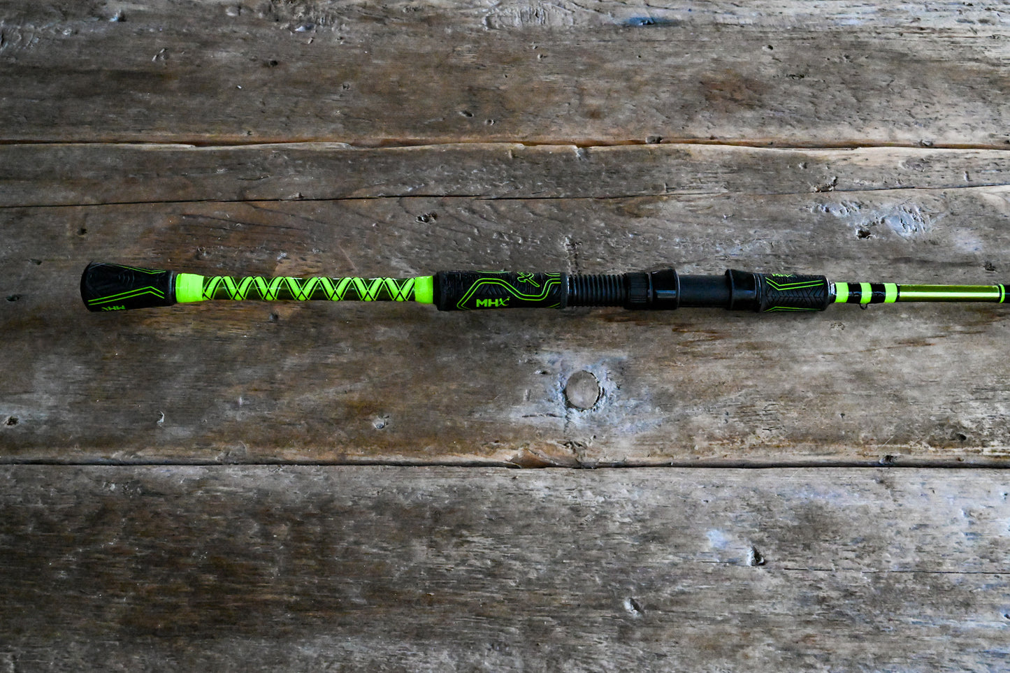 Spinning Rod - Green and Black